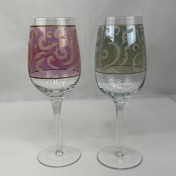 One Aqua Water/Wine Stemware Goblet - Picture 5 of 7